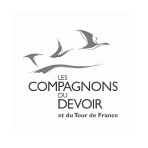 Logo noir et blanc compagnons du devoir