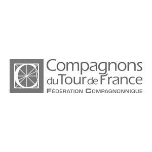 Logo noir et blanc compagnons du tour de france