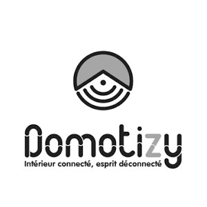 Logo noir et blanc Domotizy